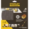 Dischi abrasivi dm.225 per levigatrice da parete a giraffa cf.5 pz. STANLEY STA39297
