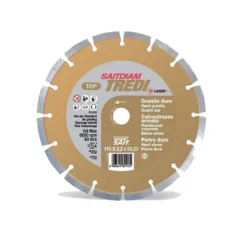 Disco diamantato professionale corona a segmenti SAITDIAM TREDI LASER 115 x 2,2 per calcestruzzo armato