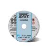 Disco mola da taglio per acciaio inox/metallo SAIT PREMIUM mm.75 x 1,0 x 9,53