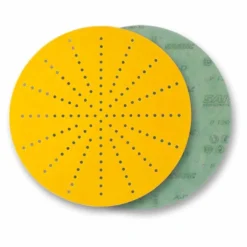 Disco velcrato mm.225 multiforato SAITAC D-VEL AY-D per levigatrice a giraffa per pareti