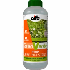 Diserbante erbicida naturale acido acetico contro piante indesiderate lt.1 CIFO ACETO GRANVERDE