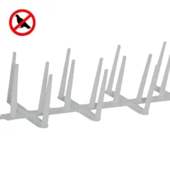 Dissuasori per volatili uccelli e piccioni in polietilene asta cm.50 - 40 spilli