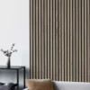 Doghe decorative lamello flessibile in mdf con felcro nero pannello cm.60 x 278 VINTAGE