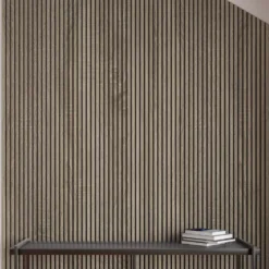 Doghe decorative lamello flessibile in mdf con felcro nero pannello cm.60 x 278 VINTAGE