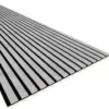 Doghe decorative lamello flessibile in mdf con felcro nero pannello cm.60 x 278 GRIGIO CHICAGO