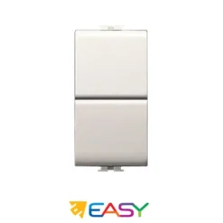 Doppio pulsante saliscendi 10amp ELETTROCANALI serie EASY compatibile Bticino Matix