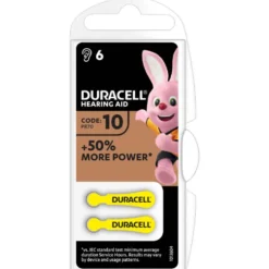 DURACELL Easy Tab Batterie per apparecchi acustici DA10 bl.6 pz.