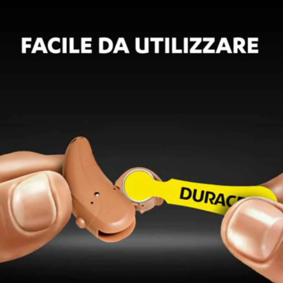 DURACELL Easy Tab Batterie per apparecchi acustici DA10 bl.6 pz.