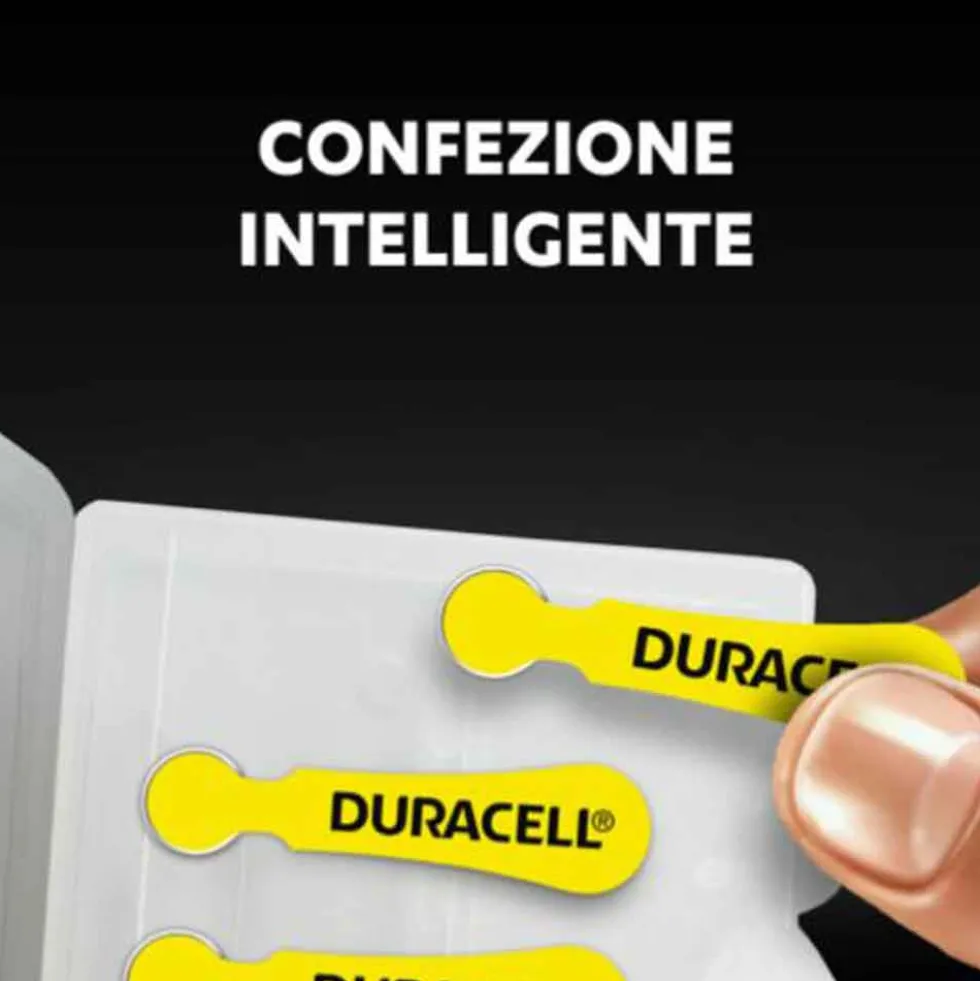 DURACELL Easy Tab Batterie per apparecchi acustici DA10 bl.6 pz.