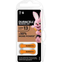 DURACELL Easy Tab Batterie per apparecchi acustici DA13 bl.6 pz.