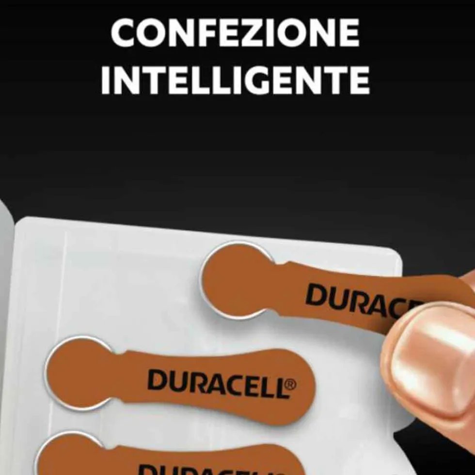 DURACELL Easy Tab Batterie per apparecchi acustici DA312 bl.6 pz.