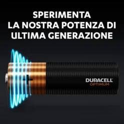Duracell Optimum Stilo alcaline AA 200% extra life
