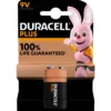 DURACELL Plus 100% New Batteria alcalina transistor 9V MN1604