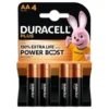 DURACELL POWERBOOST Nuove batterie alcaline stilo AA 1,5V LR6 MN1500 bl.4 pz.
