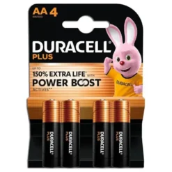 DURACELL POWERBOOST Nuove batterie alcaline stilo AA 1,5V LR6 MN1500 bl.4 pz.