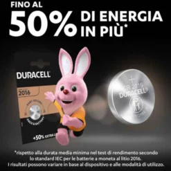 DURACELL Specialistiche Batteria a bottone CR2016 DL2016 bl.2 pz.