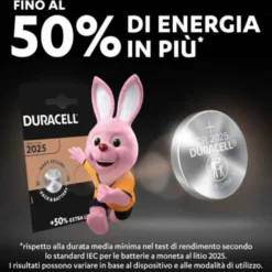 DURACELL Specialistiche Batteria a bottone CR2025 DL2025 bl.2 pz.