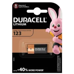 DURACELL Specialistiche batteria al litio CR123 DL123 3V per antifurti