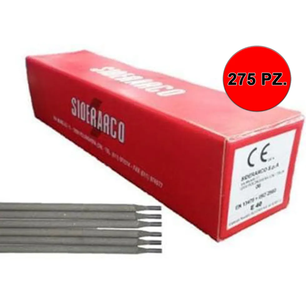 Elettrodi rutilici grigi 2,5 x 300 cf. 275 pz. E40