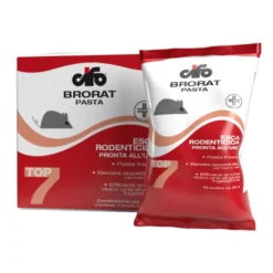 Esca topicida in pasta fresca pronta all'uso per topi e ratti CIFO BRORAT PASTA TOP 7 esca rodenticida kg.1,5 (3 x 500gr.)