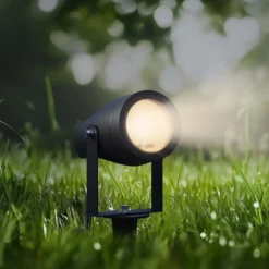 Faretto da giardino IBIZA con picchetto IP65 attacco GU10 bianco