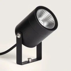 Faretto da giardino IBIZA con picchetto IP65 attacco GU10 nero