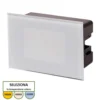 Faretto segnapasso LED con cover vetro per cassetta 503 IP65 3W 3CCT 3000/4000/6000K