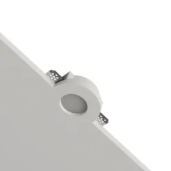 Faretto slim tondo in gesso ad incasso a scomparsa cm.10 CSF010