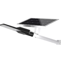 Faro a led solare lampione stradale con pannello solare 40W 5200lm luce fredda 6000K OPTONICA