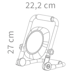 Faro da lavoro portatile proiettore da cantiere CFG EDIL LED 20W 1400 lumen luce 4000K
