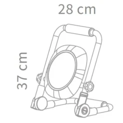Faro da lavoro portatile proiettore da cantiere CFG EDIL LED 50W 3500 lumen luce 4000K