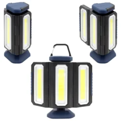 Faro da lavoro ricaricabile EXTEND con tre fonti luminose orientabili CFG EL156