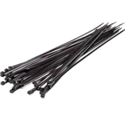 Fascette di cablaggio in nylon nere mm.7,6 x 530 cf.100 pz. MADE IN ITALY
