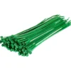 Fascette di cablaggio in nylon verdi mm.3,6 x 200 cf.100 pz. MADE IN ITALY