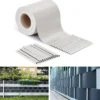 Fascia frangivista striscia telo in pvc oscurante per recinzioni cm.19 x 35 mt. bianco con clips di fissaggio