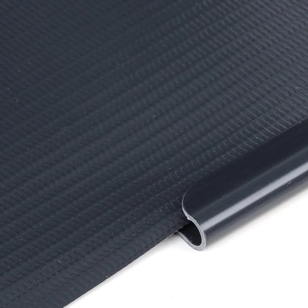 Fascia frangivista striscia telo in pvc oscurante per recinzioni cm.19 x 35 mt. grigio scuro antracite con clips di fissaggio