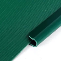 Fascia frangivista striscia telo in pvc oscurante per recinzioni cm.19 x 35 mt. verde con clips di fissaggio
