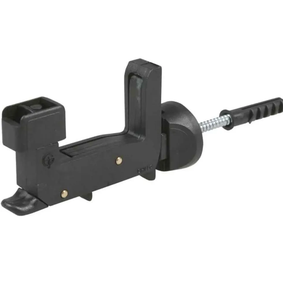 Fermapersiane automatico in nylon nero con vite cm.7 tipo grillo IBFM