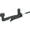 Fermapersiane automatico in nylon nero tipo largo 109/125 mm. IBFM