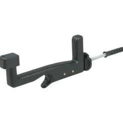 Fermapersiane automatico in nylon nero tipo largo 109/125 mm. IBFM