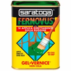 FERNOVUS SARATOGA Smalto antiruggine gel vernice 2 in 1 si applica direttamente sulla ruggine ml.750 vari colori