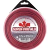 Filo nylon professionale quadro per decespugliatore ALUMADE con ossido di alluminio dm.3,5 x 39 mt. rosso