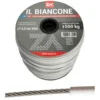 Filo stendibiancheria plastificato BIANCONE con anima in acciaio zincato mm.4,5 VENDITA AL METRO