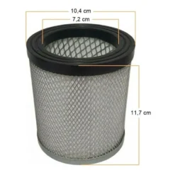 Filtro HEPA di ricambio per bidone aspiracenere DIAVOLINA CENERENTOLO lt.18