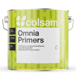 Fondo all'acqua per legno tipo cementite COLSAM OMNIA PRIMERS lt.2,500 bianco COLORIFICIO SAMMARINESE