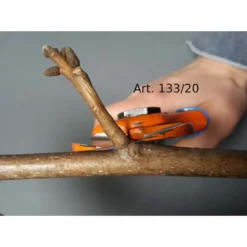 Forbici da pota a doppio taglio da frutteto DUE BUOI 133/20 cm.20 a doppia lama forgiata temperata