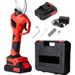 Forbici da pota elettrica a batteria 21V 2Ah brushless cesoia da potatura 2 batterie 21V con valigetta