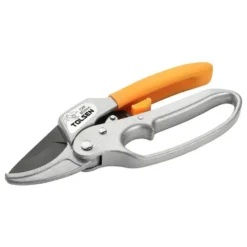 Forbici da potatura in alluminio taglio battente mm.200 lama teflon TOLSEN 31023