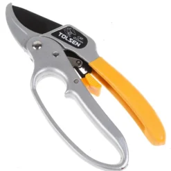 Forbici da potatura in alluminio taglio battente mm.200 lama teflon TOLSEN 31023