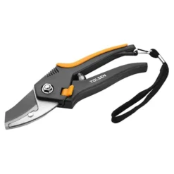 Forbici da potatura in pvc con sistema bypass a molla mm.200 TOLSEN 31020